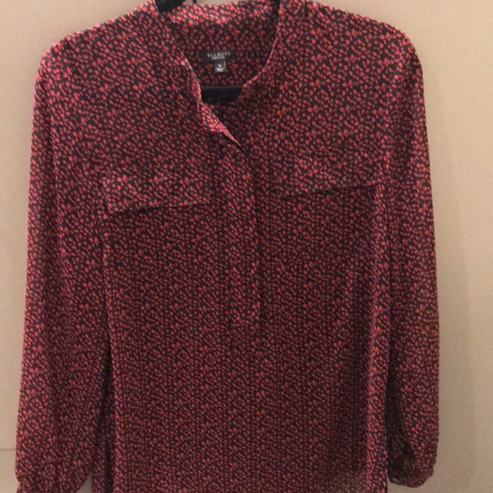 Talbots silk blouse